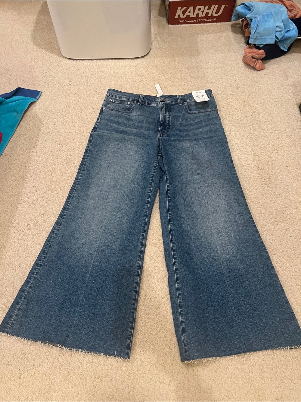 Madewell NWT Wide Leg Women's Jeans in Medium Blue